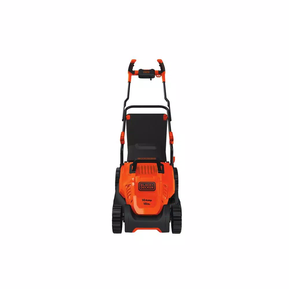 BLACK+DECKER 15 in. 10 Amp Corded Electric Walk Behind Push Mower Lawn Mowers BLACK+DECKER 15 In. 10 Amp Corded Electric Walk Behind Push Mower -cuisinart shop black decker push lawn mowers bemw472bh c3 1000