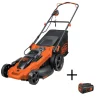 Lawn Mowers BLACK+DECKER 20 In. 40V MAX Lithium-Ion Cordless Walk Behind Push Mower With (3) 2.0Ah Batteries And Charger Included 2 Lawn Mowers BLACK+DECKER 20 In. 40V MAX Lithium-Ion Cordless Walk Behind Push Mower With (3) 2.0Ah Batteries And Charger Included -cuisinart shop black decker push lawn mowers cm2043clbx2040 64 1000