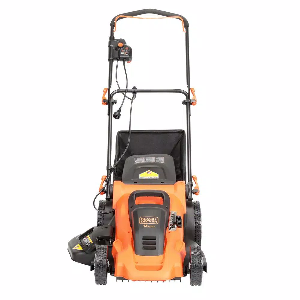 BLACK+DECKER 20 in. 13-Amp Corded Electric Walk Behind Push Lawn Mower Lawn Mowers BLACK+DECKER 20 In. 13-Amp Corded Electric Walk Behind Push Lawn Mower -cuisinart shop black decker push lawn mowers mm2000 4f 1000