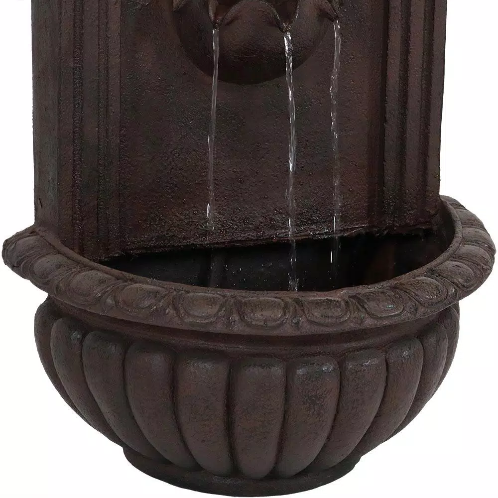 Outdoor Decor Sunnydaze Decor Florence Iron Electric Powered Wall Fountain - Image 6