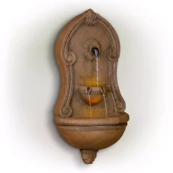 Outdoor Decor Alpine Corporation Wall Tiering Fountain With LED Lights 5 Outdoor Decor Alpine Corporation Wall Tiering Fountain With LED Lights -cuisinart shop brown alpine corporation indoor water fountains tzl158 a0 1000