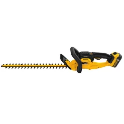Trimmers DEWALT 22 In. 20V MAX Lithium-Ion Cordless Hedge Trimmer With (1) 5.0Ah Battery, Charger And Bonus Handheld Leaf Blower -cuisinart shop dewalt cordless hedge trimmers dcbl720b820p1 4f 1000