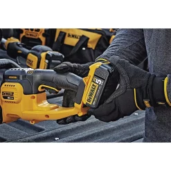 Trimmers DEWALT 22 In. 20V MAX Lithium-Ion Cordless Hedge Trimmer With (1) 5.0Ah Battery, Charger And Bonus Handheld Leaf Blower -cuisinart shop dewalt cordless hedge trimmers dcbl720b820p1 76 1000