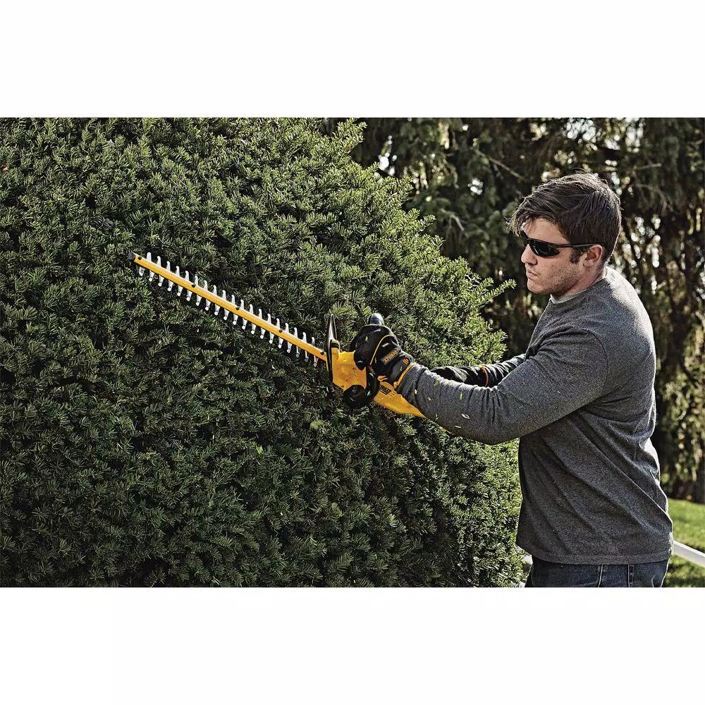 Trimmers DEWALT 22 In. 20V MAX Lithium-Ion Cordless Hedge Trimmer (Tool Only) With Bonus 20V MAX XR Premium (1) 5.0Ah Battery - Image 3