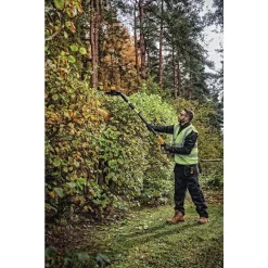 Trimmers DEWALT 20V MAX Lithium-Ion Cordless Pole Hedge Trimmer Kit With (1) Battery 4.0Ah, Charger, Sheath And Shoulder Strap Included -cuisinart shop dewalt cordless hedge trimmers dcph820m1 c3 1000