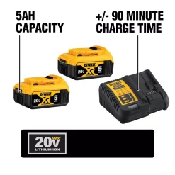 Leaf Blowers DEWALT 20-Volt MAX Cordless Compact Jobsite Blower 135 MPH 100 CFM With (2) 20-Volt 5.0Ah Batteries & Charger 4 Leaf Blowers DEWALT 20-Volt MAX Cordless Compact Jobsite Blower 135 MPH 100 CFM With (2) 20-Volt 5.0Ah Batteries & Charger -cuisinart shop dewalt cordless leaf blowers dcb2052ckw100b 40 1000
