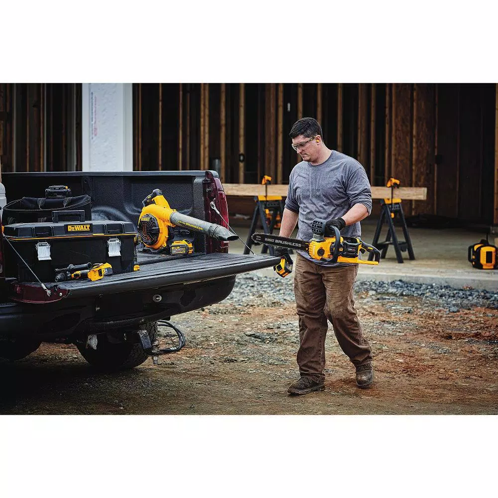 Leaf Blowers DEWALT 129 MPH 423 CFM 60V MAX Cordless FLEXVOLT Handheld Leaf Blower (Tool Only) With Bonus (1) FLEXVOLT 60V 3.0Ah Battery - Image 4