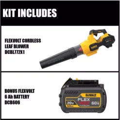 Leaf Blowers DEWALT 125 MPH 600 CFM Flexvolt 60V MAX Lithium-Ion Cordless Axial Blower (Tool Only) With Bonus (1) FLEXVOLT 60V 3.0Ah Battery 12 Leaf Blowers DEWALT 125 MPH 600 CFM Flexvolt 60V MAX Lithium-Ion Cordless Axial Blower (Tool Only) With Bonus (1) FLEXVOLT 60V 3.0Ah Battery -cuisinart shop dewalt cordless leaf blowers dcbl772bwb609 40 1000
