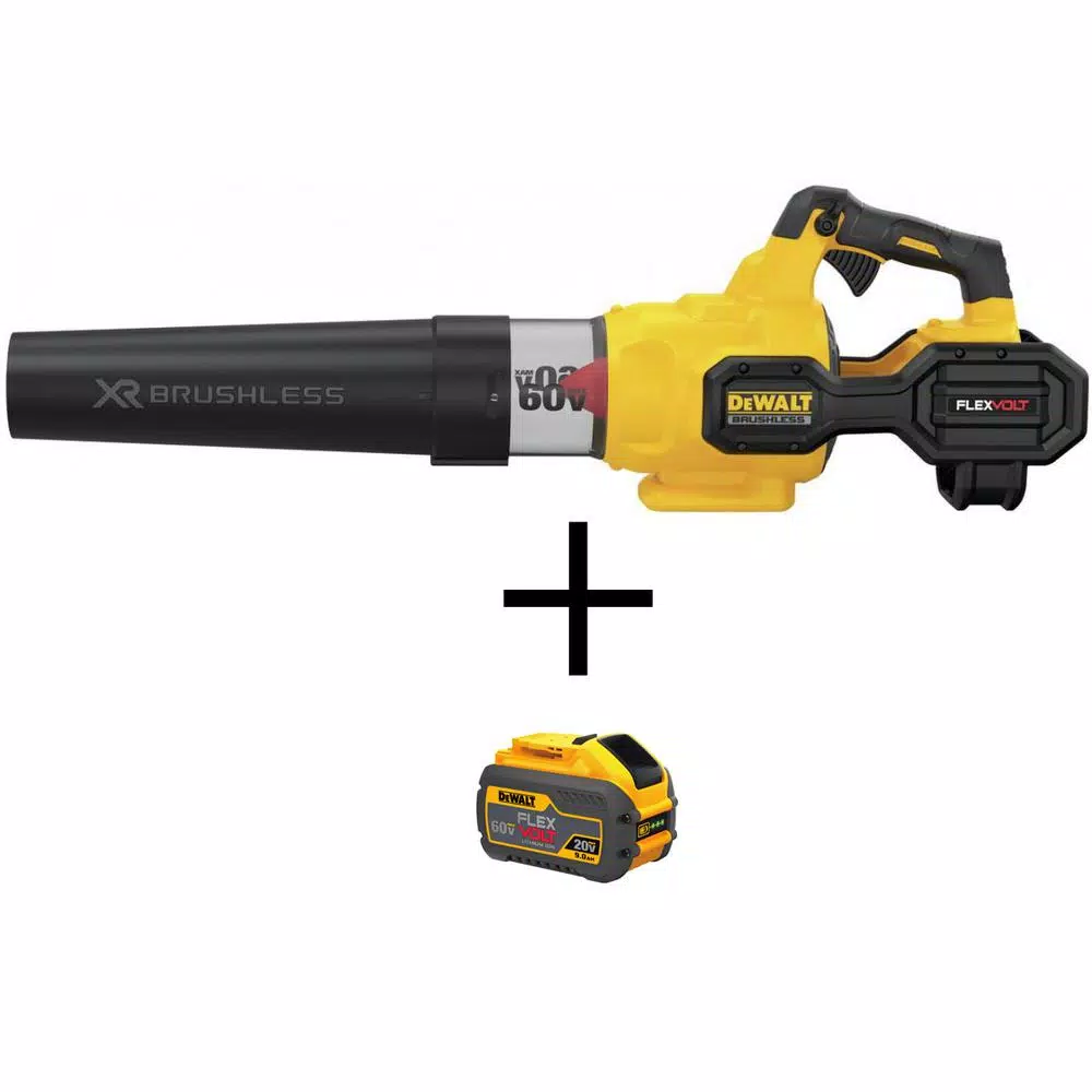 Leaf Blowers DEWALT 125 MPH 600 CFM Flexvolt 60V MAX Lithium-Ion Cordless Axial Blower (Tool Only) With Bonus (1) FLEXVOLT 60V 3.0Ah Battery 3 Leaf Blowers DEWALT 125 MPH 600 CFM Flexvolt 60V MAX Lithium-Ion Cordless Axial Blower (Tool Only) With Bonus (1) FLEXVOLT 60V 3.0Ah Battery