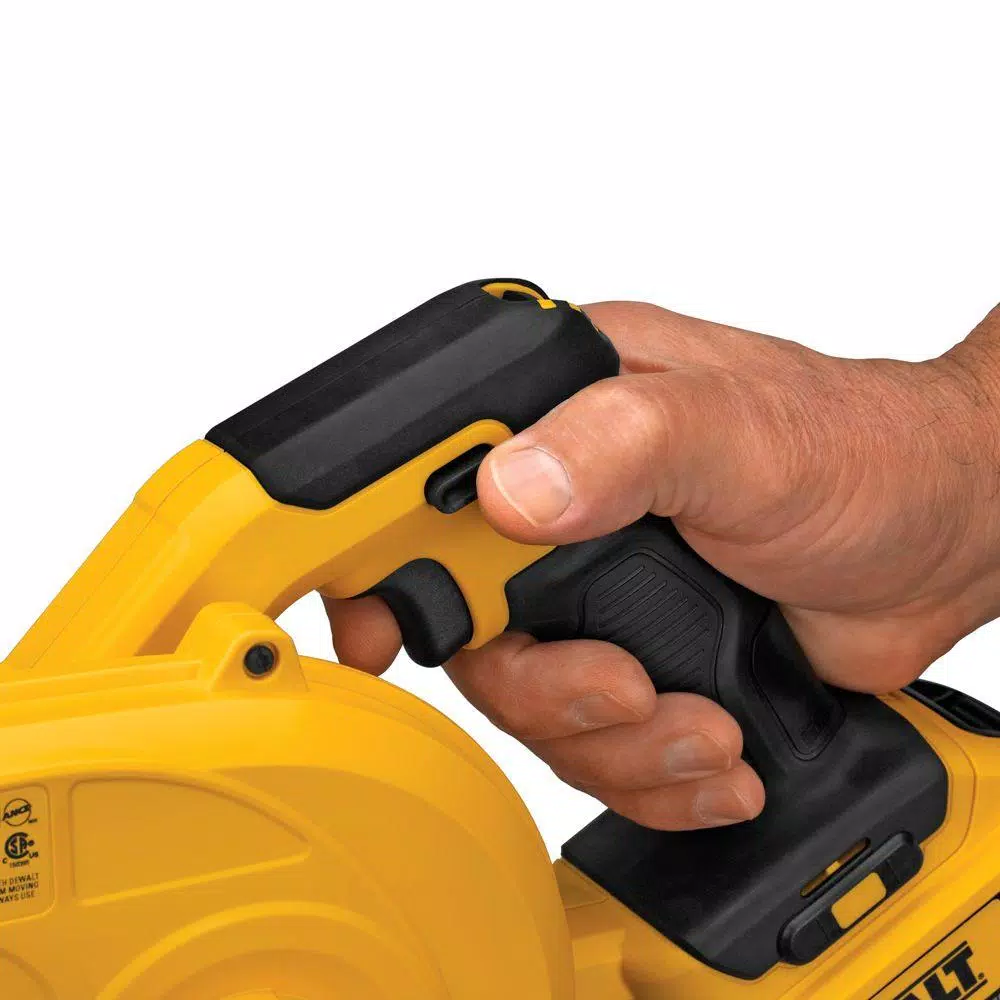 Leaf Blowers DEWALT 20-Volt MAX Cordless Compact Jobsite Blower 135 MPH 100 CFM With (1) 20-Volt 4.0Ah Battery & Charger - Image 9