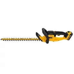 Trimmers DEWALT 22 In. 20V MAX Lithium-Ion Cordless Hedge Trimmer With (1) 5.0Ah Battery, (1) 3.0Ah Battery And Charger Included -cuisinart shop dewalt cordless string trimmers dcht820p1dcb200 4f 1000
