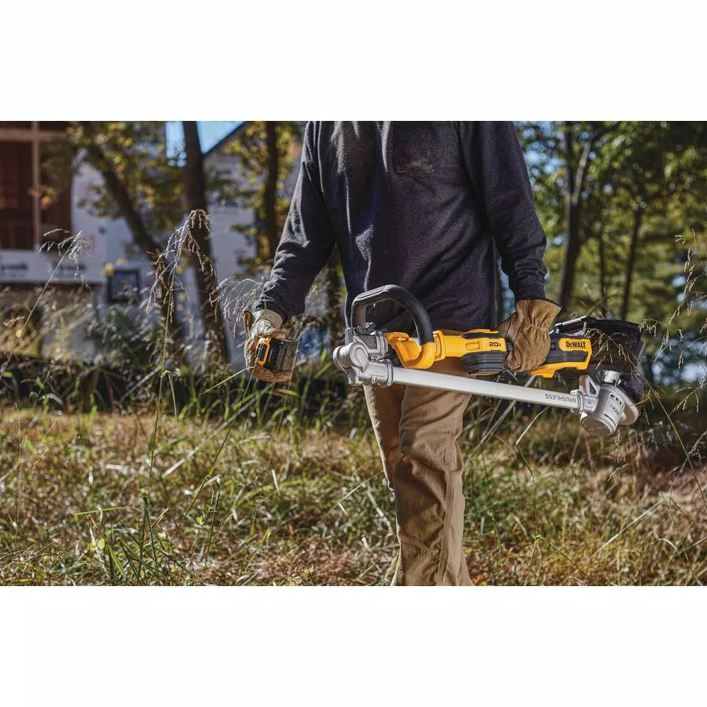 Trimmers DEWALT 14 In. 20V MAX Brushless Cordless String Trimmer With Bonus 20V Blower (Tool Only) And 20V Hedge Trimmer (Tool Only) 7 Trimmers DEWALT 14 In. 20V MAX Brushless Cordless String Trimmer With Bonus 20V Blower (Tool Only) And 20V Hedge Trimmer (Tool Only) - Image 5