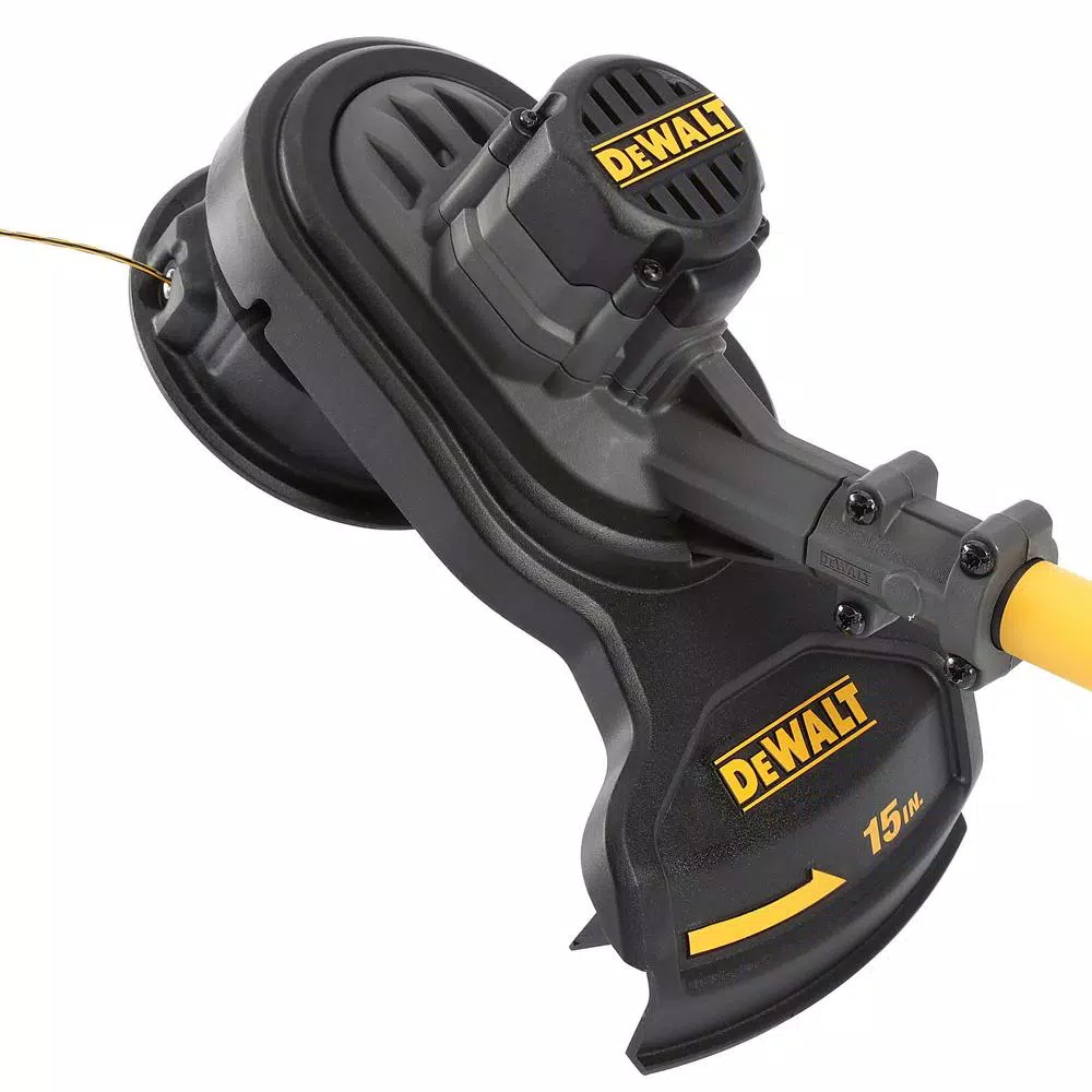 Trimmers DEWALT 15 In. 60V MAX Cordless FLEXVOLT Brushless String Grass Trimmer (Tool Only) With Bonus FLEXVOLT (1) 3.0Ah Battery - Image 5