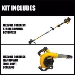 Trimmers DEWALT 15 In. 60V MAX Cordless FLEXVOLT Brushless String Grass Trimmer, (1) 3.0Ah Battery & Charger & Leaf Blower (Tool Only) 4 Trimmers DEWALT 15 In. 60V MAX Cordless FLEXVOLT Brushless String Grass Trimmer, (1) 3.0Ah Battery & Charger & Leaf Blower (Tool Only) -cuisinart shop dewalt cordless string trimmers dcst970x1dcbl770b 40 1000