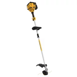 Trimmers DEWALT 27cc 2-Cycle Gas Straight Shaft String Trimmer With Attachment Capability