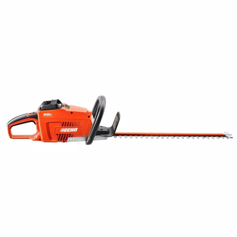 ECHO 24 in. 58-Volt Lithium-Ion Brushless Cordless Hedge Trimmer Trimmers ECHO 24 In. 58-Volt Lithium-Ion Brushless Cordless Hedge Trimmer -cuisinart shop echo cordless hedge trimmers cht 58v2ah 4f 1000