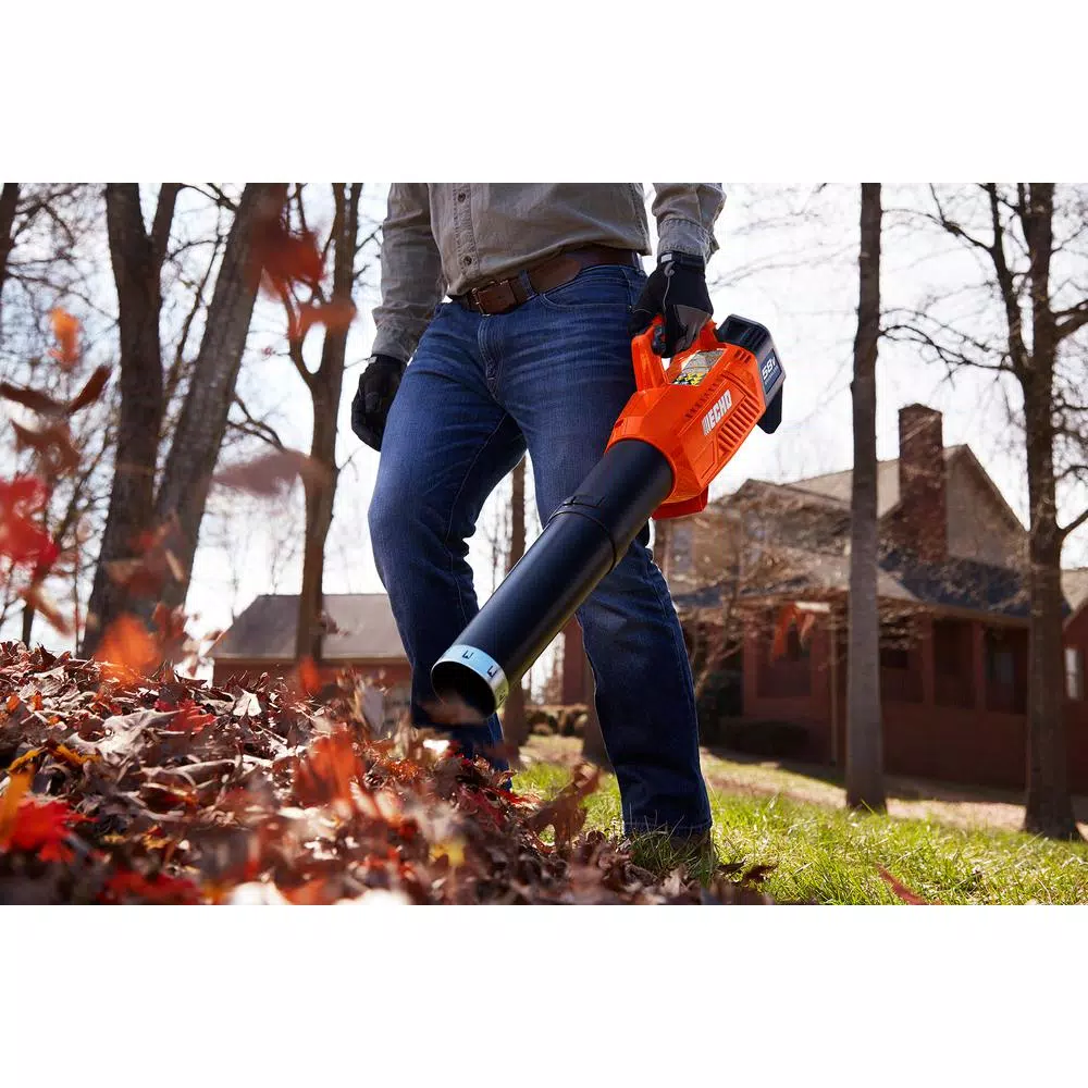 ECHO 145 MPH 550 CFM 58-Volt Brushless Lithium-Ion Cordless Blower Leaf Blowers ECHO 145 MPH 550 CFM 58-Volt Brushless Lithium-Ion Cordless Blower -cuisinart shop echo cordless leaf blowers cplb 58v2ah 76 1000
