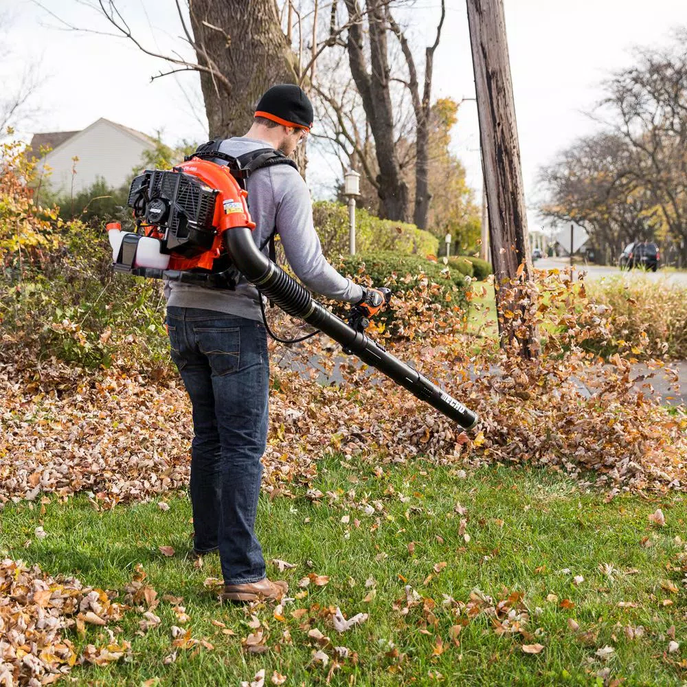 Leaf Blowers ECHO 216 MPH 517 CFM 58.2cc Gas 2-Stroke Cycle Backpack Leaf Blower With Tube Throttle - Image 4