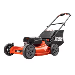 Lawn Mowers ECHO 21 In. 58-Volt Brushless Lithium-Ion Cordless Battery Walk Behind Push Lawn Mower – 4.0 Ah Battery/Charger Included -cuisinart shop echo push lawn mowers clm 58v4ah 1f 1000