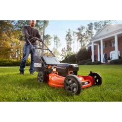 Lawn Mowers ECHO 21 In. 58-Volt Brushless Lithium-Ion Cordless Battery Walk Behind Push Lawn Mower – 4.0 Ah Battery/Charger Included -cuisinart shop echo push lawn mowers clm 58v4ah 44 1000