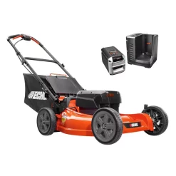 Lawn Mowers ECHO 21 In. 58-Volt Brushless Lithium-Ion Cordless Battery Walk Behind Push Lawn Mower – 4.0 Ah Battery/Charger Included