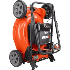 Lawn Mowers ECHO 21 In. 58-Volt Brushless Lithium-Ion Cordless Battery Walk Behind Push Lawn Mower – 4.0 Ah Battery/Charger Included -cuisinart shop echo push lawn mowers clm 58v4ah 77 1000