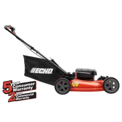 Lawn Mowers ECHO 21 In. 58-Volt Brushless Lithium-Ion Cordless Battery Walk Behind Push Lawn Mower – 4.0 Ah Battery/Charger Included -cuisinart shop echo push lawn mowers clm 58v4ah c3 1000