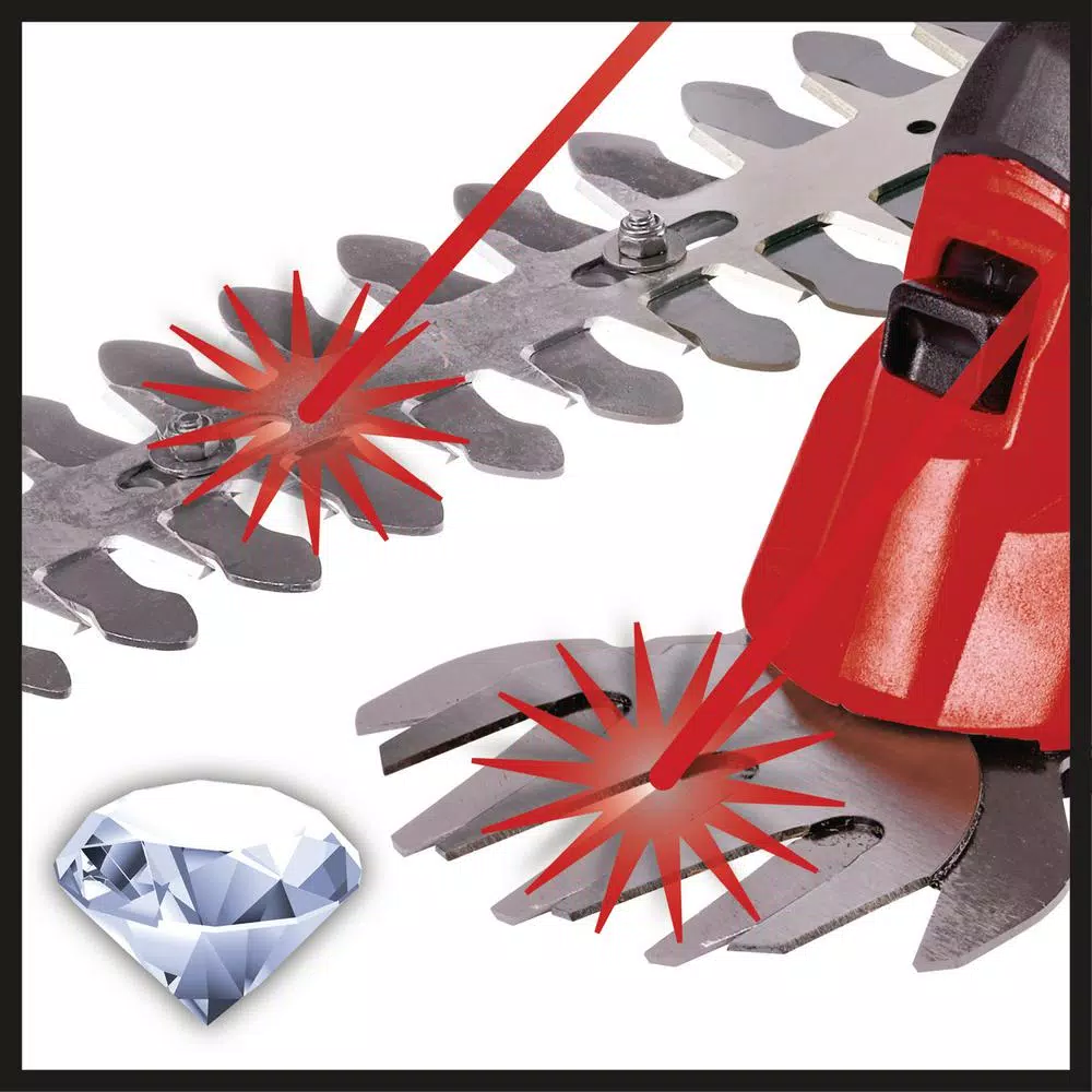 Einhell PXC 18-Volt Cordless Handheld 2-in-1 3.9 in. Grass Shear and 7.9 in. Hedge Trimmer (Tool Only) Trimmers Einhell PXC 18-Volt Cordless Handheld 2-in-1 3.9 In. Grass Shear And 7.9 In. Hedge Trimmer (Tool Only) -cuisinart shop einhell cordless hedge trimmers 3410377 66 1000