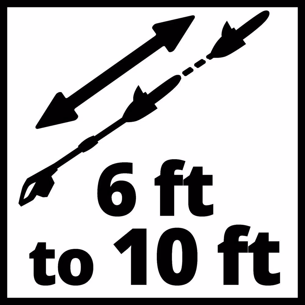 Trimmers Einhell PXC 18-Volt Cordless Telescoping Multi-Tool, 8 In. Pole Saw, 18 In. Hedge Trimmer Kit (w/ 3.0-Ah Battery + Fast Charger) - Image 2