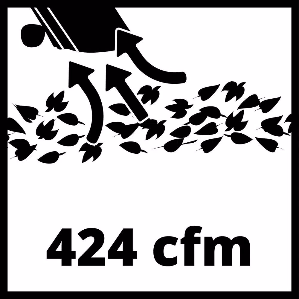 Leaf Blowers Einhell PXC 36-Volt Cordless 130-MPH 430-CFM Brushless Leaf Vacuum / Blower, W/ Debris Bag (Tool Only) - Image 3