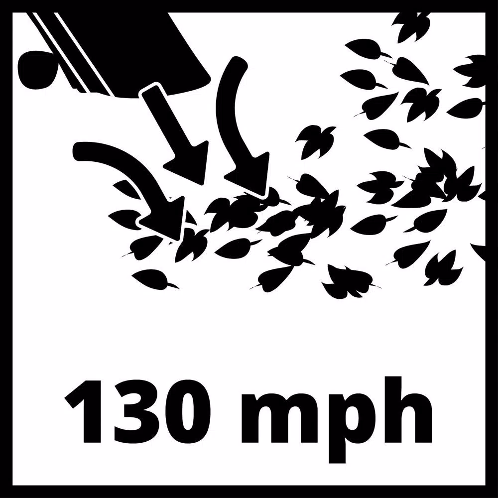 Leaf Blowers Einhell PXC 36-Volt Cordless 130-MPH 430-CFM Brushless Leaf Vacuum / Blower, W/ Debris Bag (Tool Only) - Image 4