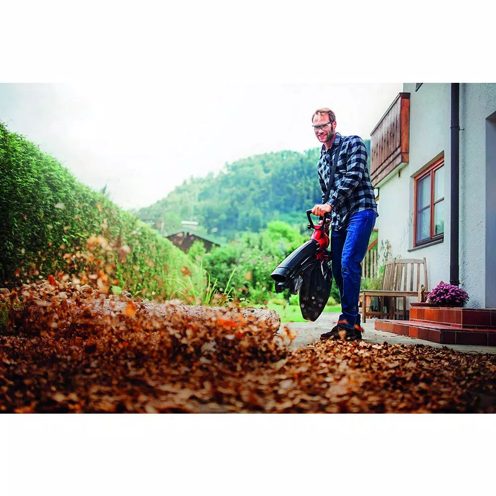 Leaf Blowers Einhell PXC 36-Volt Cordless 130-MPH 430-CFM Brushless Leaf Vacuum / Blower, W/ Debris Bag (Tool Only) - Image 2