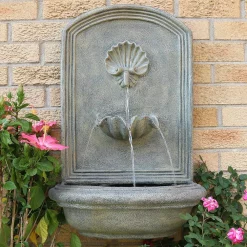 Outdoor Decor Sunnydaze Decor Seaside French Limestone Electric Powered Outdoor Wall Fountain 13 Outdoor Decor Sunnydaze Decor Seaside French Limestone Electric Powered Outdoor Wall Fountain -cuisinart shop french limestone sunnydaze decor indoor water fountains 132396004 31 1000