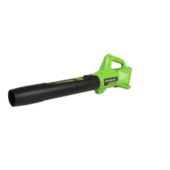 Leaf Blowers Greenworks 90 MPH 320 CFM 24-Volt Battery Cordless Hand-Held Leaf Blower, Battery Not Included BL24B02