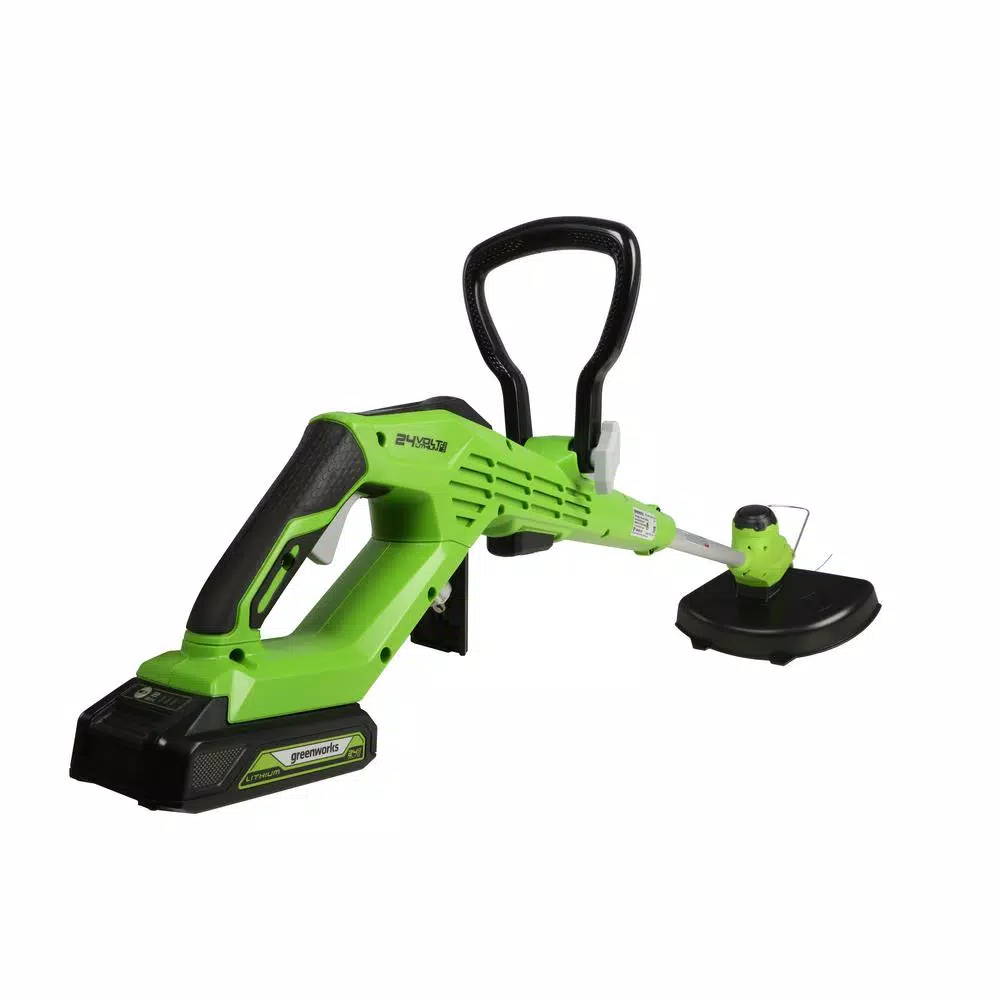 Greenworks 11 in. 24-Volt Battery Cordless TORQDRIVE String Trimmer with 2.0 Ah USB Battery and Charger Included ST24B214 Trimmers Greenworks 11 In. 24-Volt Battery Cordless TORQDRIVE String Trimmer With 2.0 Ah USB Battery And Charger Included ST24B214 -cuisinart shop greenworks cordless string trimmers 2120002az 44 1000