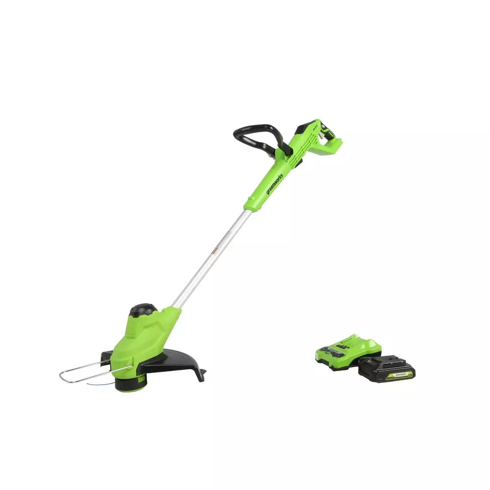 Greenworks 11 in. 24-Volt Battery Cordless TORQDRIVE String Trimmer with 2.0 Ah USB Battery and Charger Included ST24B214 Trimmers Greenworks 11 In. 24-Volt Battery Cordless TORQDRIVE String Trimmer With 2.0 Ah USB Battery And Charger Included ST24B214 -cuisinart shop greenworks cordless string trimmers 2120002az 64 1000
