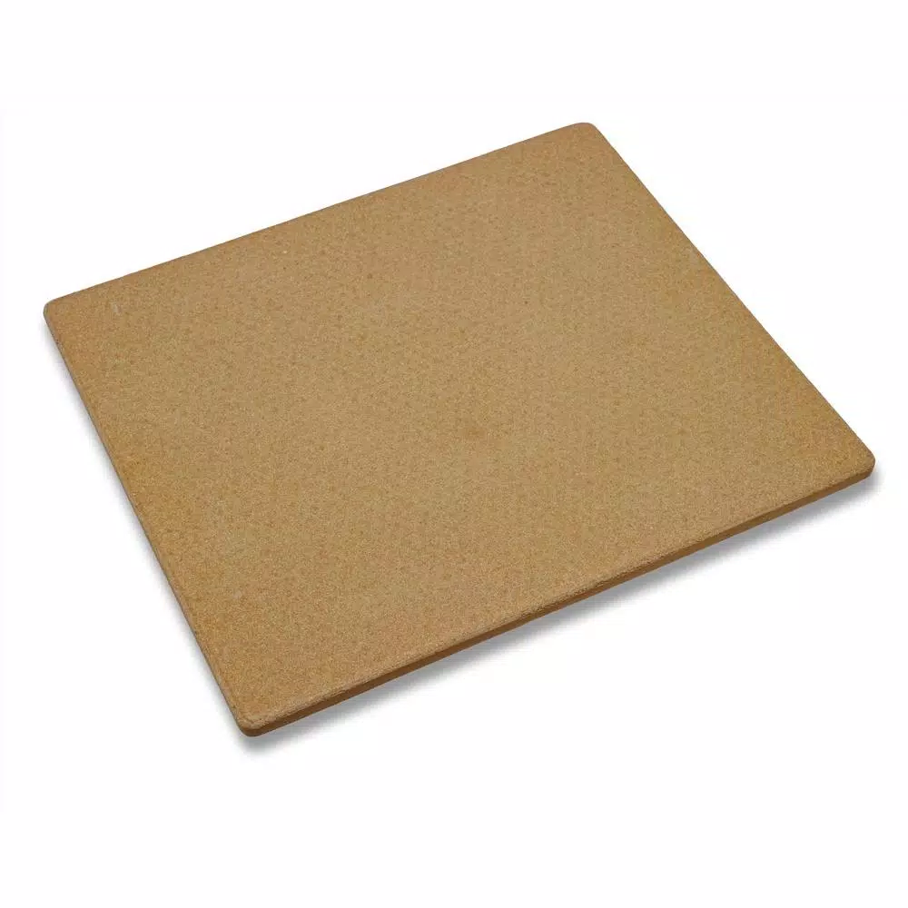 Grill Accessories Honey-Can-Do Old Stone Oven Rectangular Pizza Stone