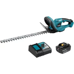 Trimmers Makita 22 In. 18-Volt LXT Lithium-Ion Cordless Hedge Trimmer Kit With (1) Battery 4.0Ah And Charger