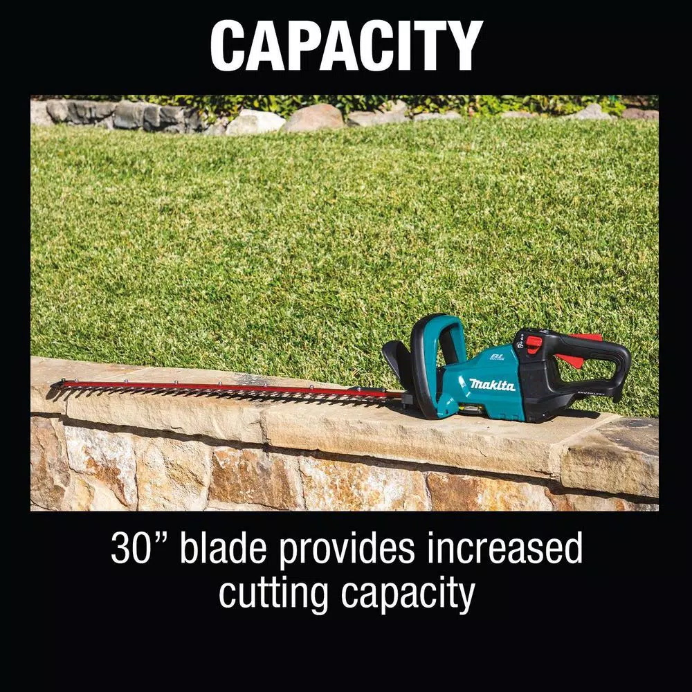 Makita 18-Volt LXT Lithium-Ion Brushless Cordless 30 in. Hedge Trimmer (Tool-Only) Trimmers Makita 18-Volt LXT Lithium-Ion Brushless Cordless 30 In. Hedge Trimmer (Tool-Only) -cuisinart shop makita cordless hedge trimmers xhu08z 1f 1000