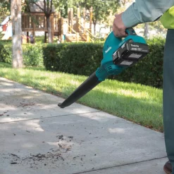 Leaf Blowers Makita 18-Volt X2 (36-Volt) 208 MPH 155 CFM LXT Lithium-Ion Cordless Blower Kit With (2) Batteries 5.0Ah And Charger 24 Leaf Blowers Makita 18-Volt X2 (36-Volt) 208 MPH 155 CFM LXT Lithium-Ion Cordless Blower Kit With (2) Batteries 5.0Ah And Charger -cuisinart shop makita cordless leaf blowers xbu01pt d4 1000