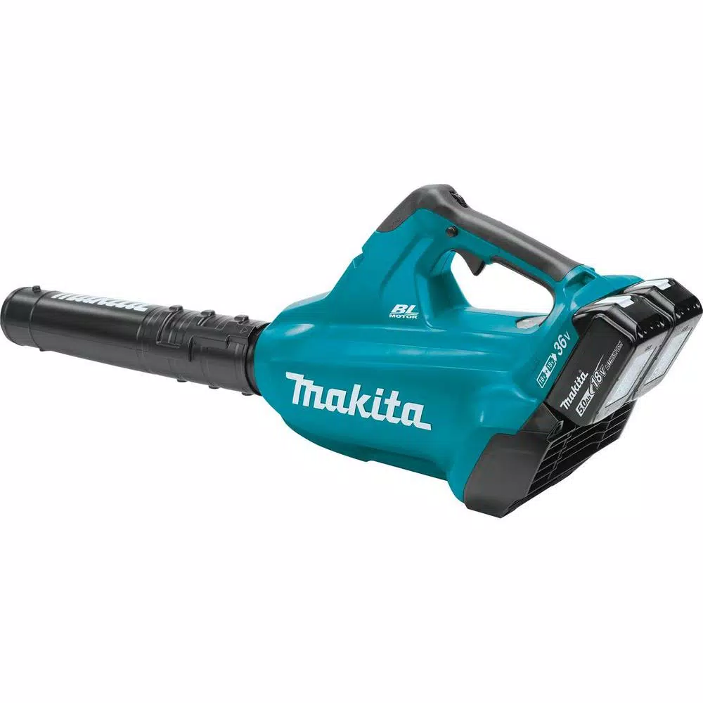 Leaf Blowers Makita 120 MPH 473 CFM 18-Volt X2 (36-Volt) LXT Lithium-Ion Brushless Cordless Blower Kit With 2 Batteries 5.0Ah And Charger 11 Leaf Blowers Makita 120 MPH 473 CFM 18-Volt X2 (36-Volt) LXT Lithium-Ion Brushless Cordless Blower Kit With 2 Batteries 5.0Ah And Charger - Image 9