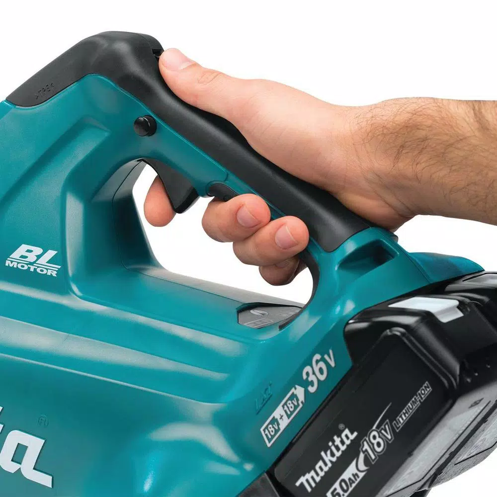 Leaf Blowers Makita 120 MPH 473 CFM 18-Volt X2 (36-Volt) LXT Lithium-Ion Brushless Cordless Blower Kit With 2 Batteries 5.0Ah And Charger 6 Leaf Blowers Makita 120 MPH 473 CFM 18-Volt X2 (36-Volt) LXT Lithium-Ion Brushless Cordless Blower Kit With 2 Batteries 5.0Ah And Charger - Image 4