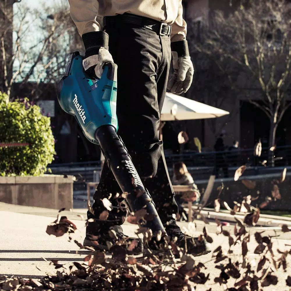 Leaf Blowers Makita 120 MPH 473 CFM 18-Volt X2 (36-Volt) LXT Lithium-Ion Brushless Cordless Blower Kit With 2 Batteries 5.0Ah And Charger 14 Leaf Blowers Makita 120 MPH 473 CFM 18-Volt X2 (36-Volt) LXT Lithium-Ion Brushless Cordless Blower Kit With 2 Batteries 5.0Ah And Charger - Image 12
