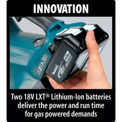 Leaf Blowers Makita 120 MPH 473 CFM 18-Volt X2 (36-Volt) LXT Lithium-Ion Cordless Brushless Leaf Blower With Bonus Flat End Nozzle -cuisinart shop makita cordless leaf blowers xbu02z 197889 6 76 1000