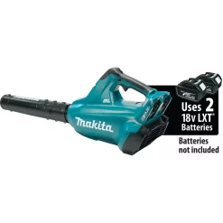 Leaf Blowers Makita 120 MPH 473 CFM 18-Volt X2 (36-Volt) LXT Lithium-Ion Cordless Brushless Leaf Blower With Bonus Flat End Nozzle -cuisinart shop makita cordless leaf blowers xbu02z 197889 6 c3 1000