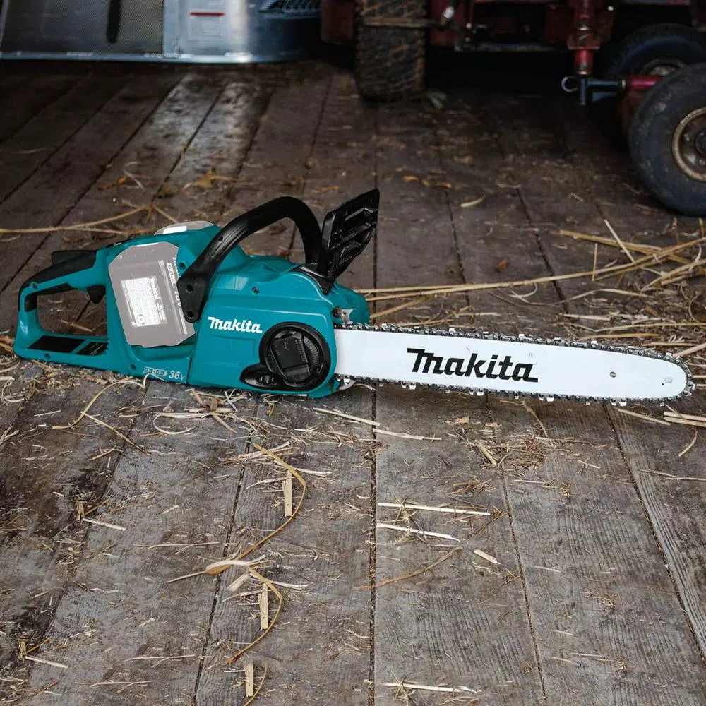 Leaf Blowers Makita 18V X2 LXT Blower And 18V X2 LXT 16 In. Chain Saw With Bonus 18V LXT Starter Pack - Image 11