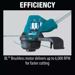 Trimmers Makita 18-Volt LXT Brushless String Trimmer Kit With 1 Battery And Charger With Bonus 22 In. LXT Cordless Hedge Trimmer -cuisinart shop makita cordless string trimmers xru11m1 xhu02z 44 1000