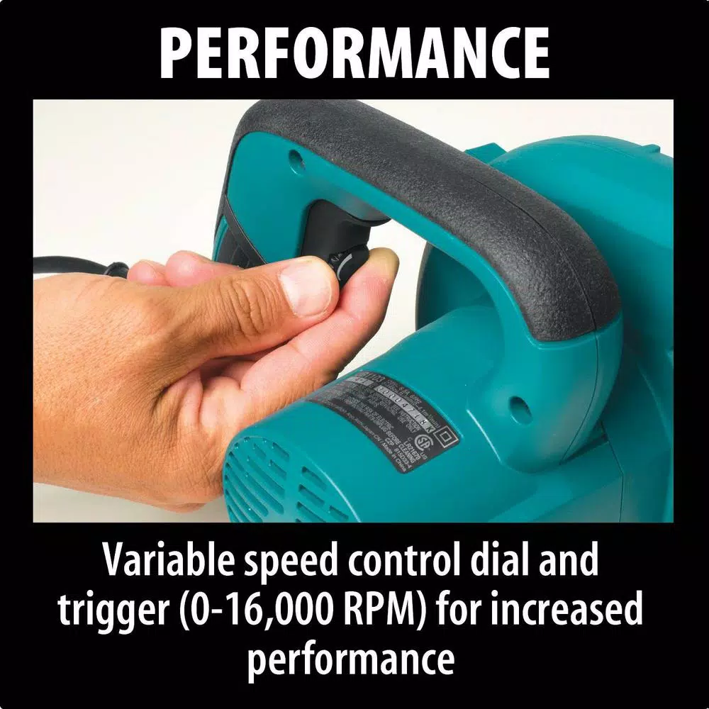Leaf Blowers Makita 203 MPH 145 CFM 6.8 Amp Electric Blower - Image 10