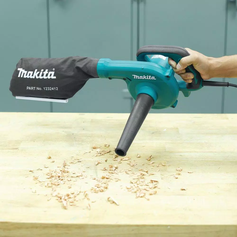 Leaf Blowers Makita 203 MPH 145 CFM 6.8 Amp Electric Blower - Image 3
