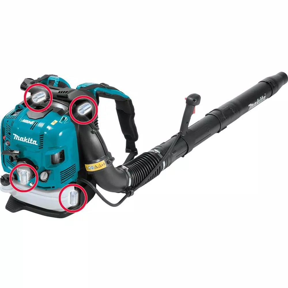 Leaf Blowers Makita 75.6 Cc MM4 206 MPH 706 CFM 4-Stroke Engine Tube Throttle Backpack Blower 8 Leaf Blowers Makita 75.6 Cc MM4 206 MPH 706 CFM 4-Stroke Engine Tube Throttle Backpack Blower - Image 6